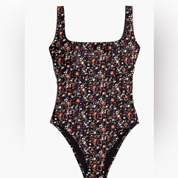 Madewell Square-Neck Tank One-Piece Swimsuit size Medium Excellent Condition - Picture 1 of 5